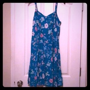 Torrid plus-size floral swing dress slimming NWT